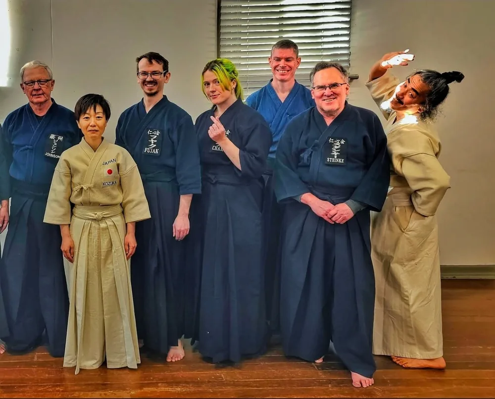 Beginner dojo etiquette practice